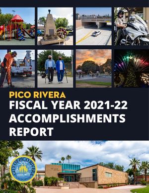 Pico Rivera Year End Accomplishment 2021-22