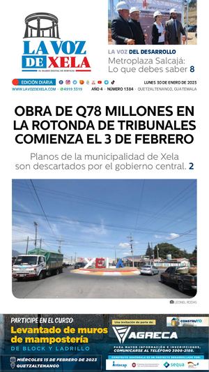 EDICIÓN DIGITAL #1384 del diario LA VOZ DE XELA