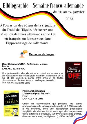 La semaine franco-allemande 2023