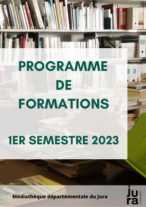 Livret Formations 2023 Semestre 1