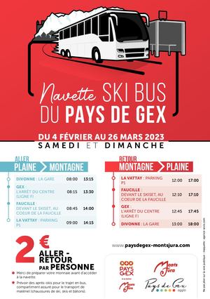 Flyer navettes skibus 2023