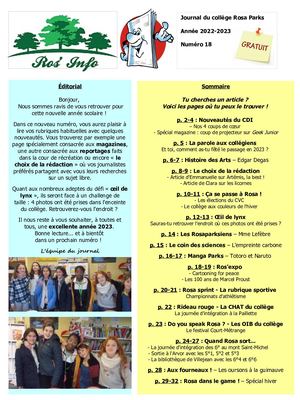 Ros'info n°18 Janvier 2023