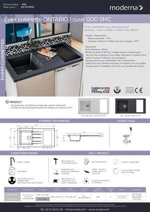 405 ONTARIO 1200 1 CUVE SMC