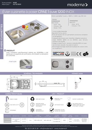 402B CPAE 1200 1 CUVE INOX
