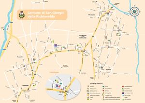 Comune di San Giorgio della Richinvelda SGR Map Cartina