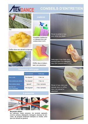 Guide Entretien Portail Alu