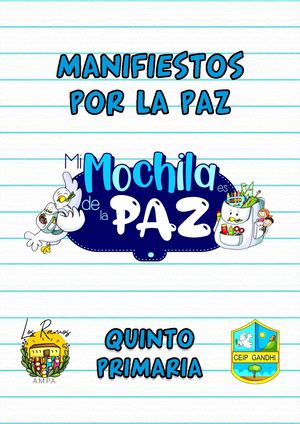 Manifiestos por la Paz-5º Primaria