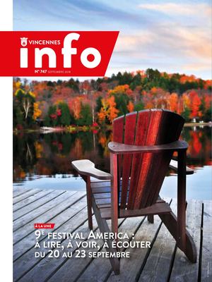 VINCENNES INFO N° 747 (SEPTEMBRE 2018)