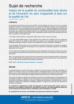Etude Ceric Chauffage Au Bois Et Qualite De L Air-(juillet 2017).