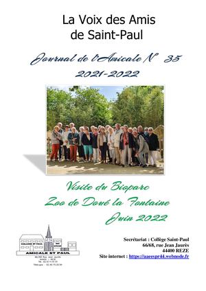 LA VOIX DES AMIS DE ST PAUL N°35