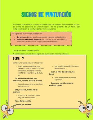 Signos de Puntuación