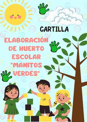 Cartilla Del Huerto Escolar