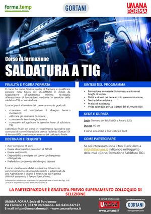 GORTANI-Corso Saldatura Tig