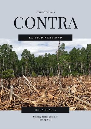 Contra La Biodiversidad