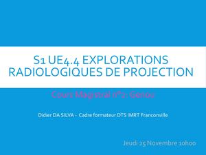 S1 Ue 4 4 Cm Radio Genou Vf