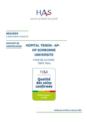 Rapport De Certification Tnn