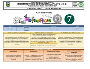 Matemáticas 7 2025 3p