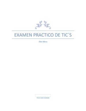 Examen Practico De Tic Word
