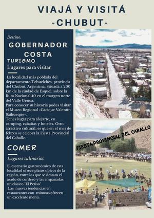 Turismo en Gobernador Costa