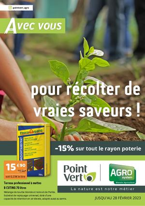 Catalogue POINT VERT (AGRO SYSTEM) | jusqu'au 28 février 2023