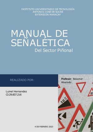 Manual De Señalitica, Luinel Hernandez