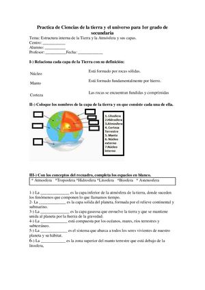 Practica de Ciencias nivel Secundario