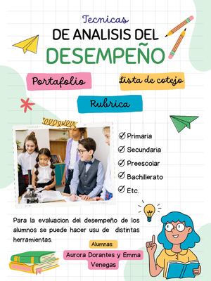 Técnicas De Análisis Del Desempeño