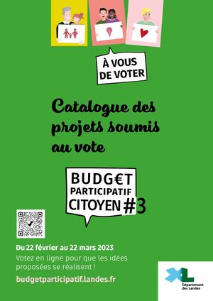 Catalogue des projets soumis au vote - 2023