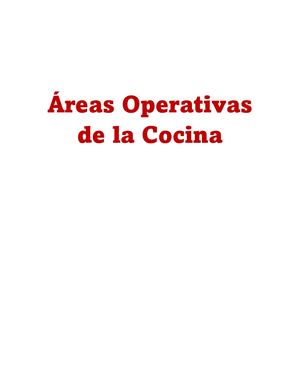 Areas Operativas De La Cocina Revista Digital Nicole Larios Rojas