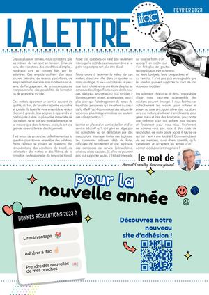 Lettre ifac - février 2023