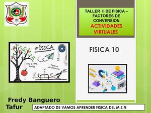 Taller 2 De Fisica Factores De Conversion