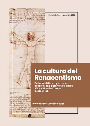 cultura del renacimiento