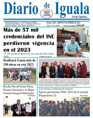 Martes 7 De Febrero De 2023 Diario De Iguala
