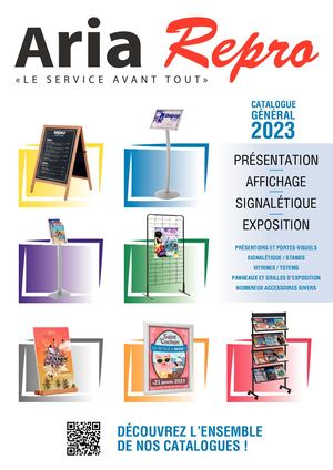 Catalogue Présentoirs | Aria Repro