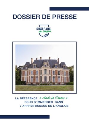 Châteaux des Langues Dossier de presse
