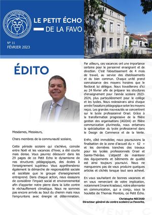 Petit Echo N°11 Février 2023