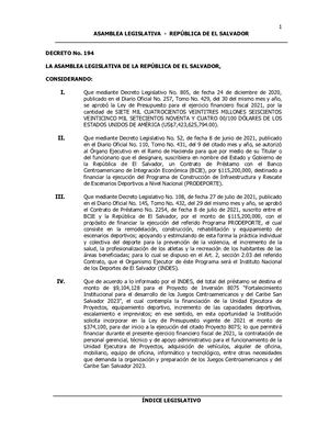 Prespuesto Especial Juegos Ca