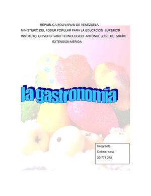 La Gastronomia