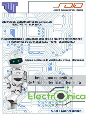 Instrumentos de medición de variables eléctricas- electrónicas
