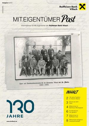 Mit.Eigentümer Post der RB Villach, Ausgabe 01/2023