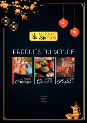 Catalogue Produits du Monde Direct Asia Food