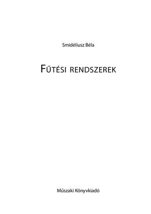 MK-5104 Fűtési rendszerek