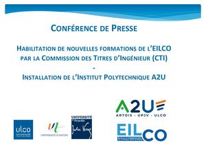 Présentation A2U Institut Polytechnique ULCO Janvier 2023