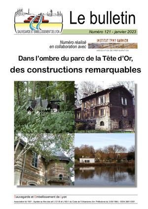 N° 121 01/23 : Dans l'ombre du parc de la Tête d'Or