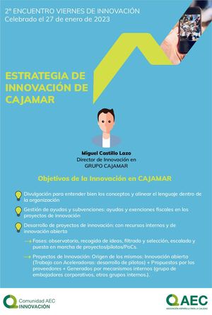 Infografia Viernes Innovacion Comunidad AEC Inn