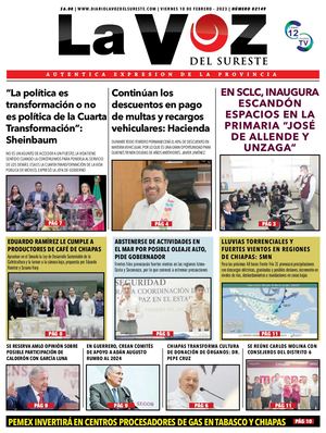 La Voz del Sureste 10 02 2023