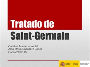 pdf 1919 El Tratado De Saint Germain