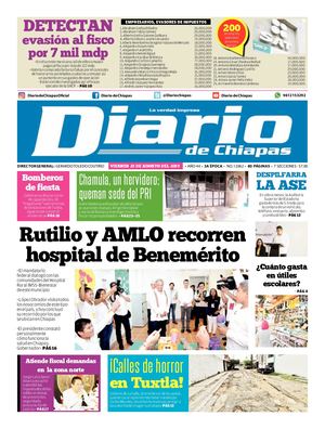 Portada, 23 de agosto 2019