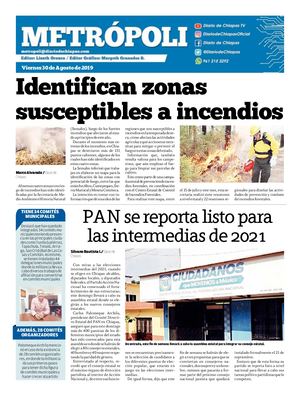 Metrópoli, Viernes 30 De Agosto De 2019