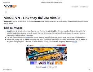Viva88 - Hướng Dẫn Cá Cược Trực Tuyến Toàn Diện